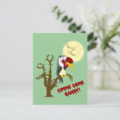Halloween Buzzard Recipcard Briefkaart (Staand voorkant)