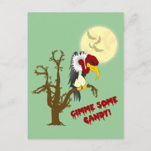 Halloween Buzzard Recipcard Briefkaart