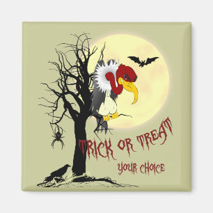 Halloween Buzzard Trick or treat Magnet