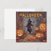 Halloween C Feestdagenkaart (Voorkant / Achterkant)