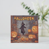 Halloween C Feestdagenkaart (Staand voorkant)