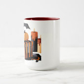 Halloween cadeau en pompoen Mok (Midden)