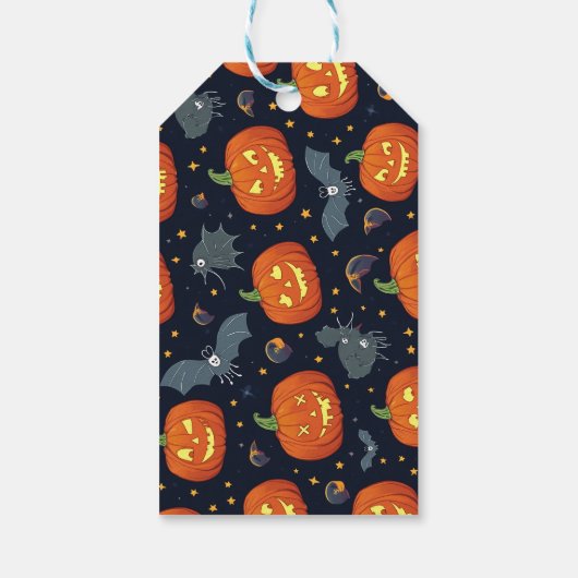 Halloween cadeau label cadeaulabel (Achterkant)