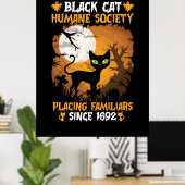 Halloween Cadeau | Menselijke Samenleving Het Plaa Poster (Thuiskantoor)