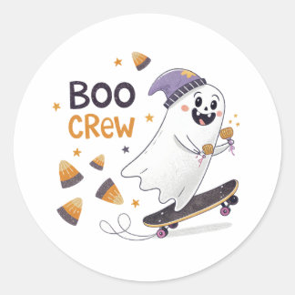 Halloween-cadeaubijslags voor snoepzakjes & doe-he ronde sticker