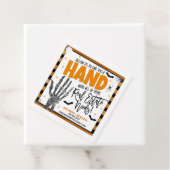 Halloween cadeaukaart voor verwijzing naar vastgoe bedankjes labels (In situ)