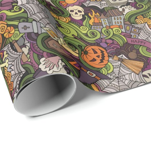 Halloween Cadeaupapier (Rol Hoek)