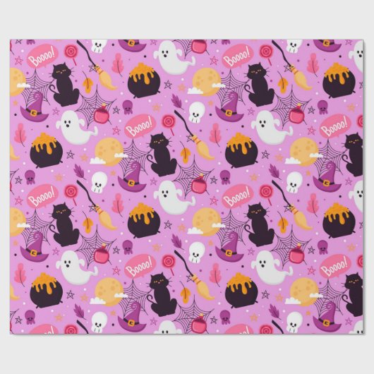 Halloween Cadeaupapier (Vlak)