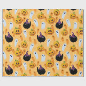 Halloween Cadeaupapier (Vlak)