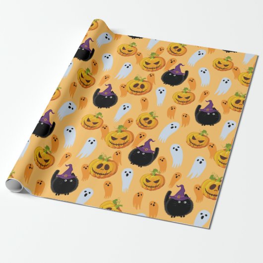 Halloween Cadeaupapier (Uitgerold)