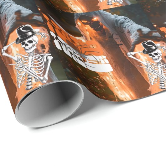 Halloween  cadeaupapier (Rol Hoek)