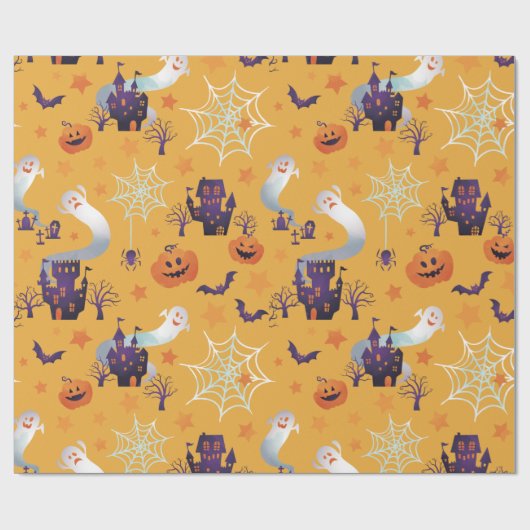 Halloween Cadeaupapier (Vlak)