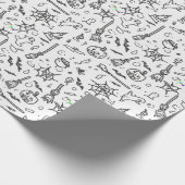 Halloween Cadeaupapier (Hoek)