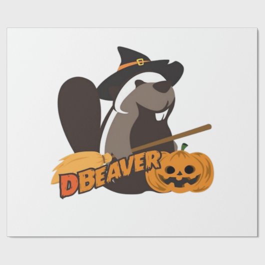Halloween cadeaupapier (Vlak)
