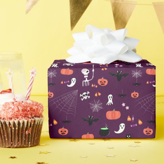 Halloween Cadeaupapier (Verjaardagsfeest)