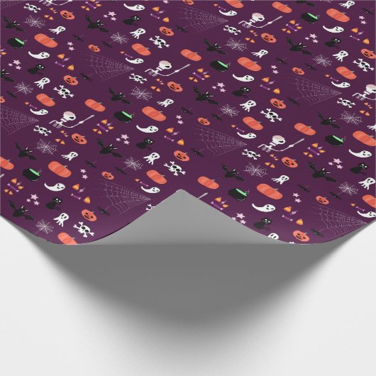 Halloween Cadeaupapier (Hoek)