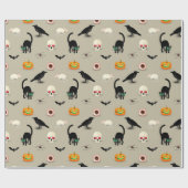 Halloween Cadeaupapier (Vlak)