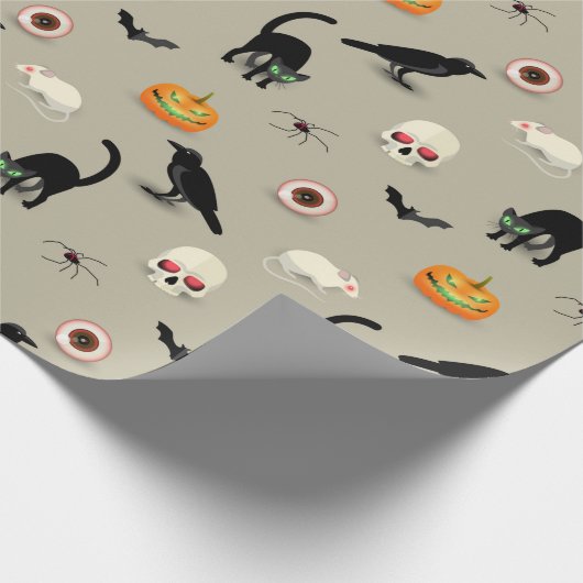 Halloween Cadeaupapier (Hoek)
