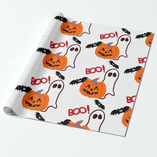 Halloween Cadeaupapier (Uitgerold)