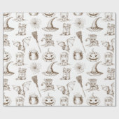 Halloween Cadeaupapier (Vlak)