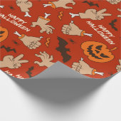 Halloween Cadeaupapier (Hoek)