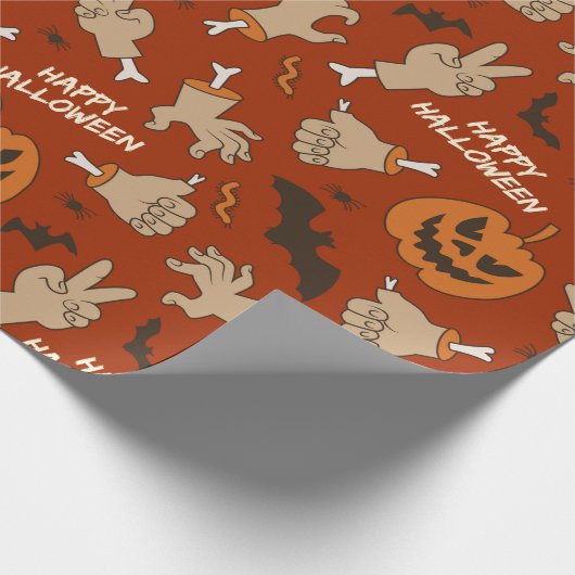 Halloween Cadeaupapier (Hoek)
