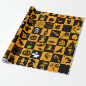 halloween cadeaupapier (Uitgerold)