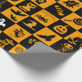 halloween cadeaupapier (Hoek)