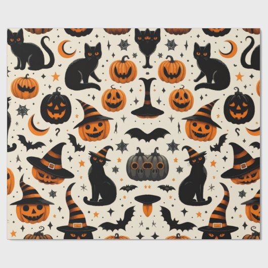 HALLOWEEN CADEAUPAPIER (Vlak)