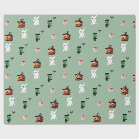Halloween Cadeaupapier (Vlak)