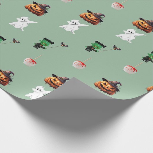 Halloween Cadeaupapier (Hoek)