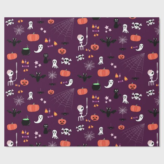 Halloween Cadeaupapier (Vlak)