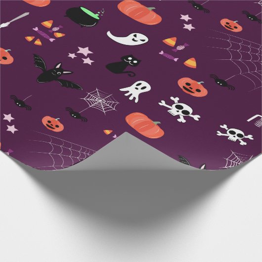 Halloween Cadeaupapier (Hoek)