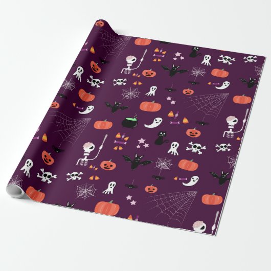 Halloween Cadeaupapier (Uitgerold)