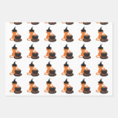 Halloween-cadeaupapier - gemengde vellen (Voorkant)