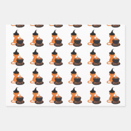 Halloween-cadeaupapier - gemengde vellen