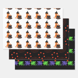 Halloween-cadeaupapier - gemengde vellen