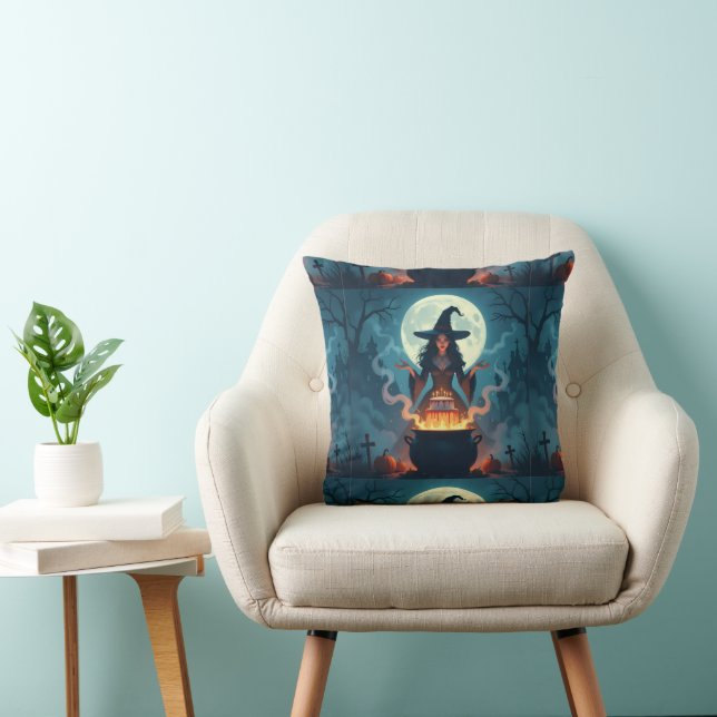Halloween Cadeaupapier Kussen (Stoel)
