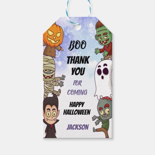 Halloween-cadeautags Cadeaulabel (Voorkant)