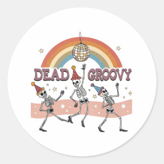 Halloween-cadeautags voor snoepzakken en doe-het-z ronde sticker