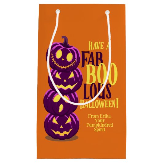 Halloween cadeautas tas (Voorkant)