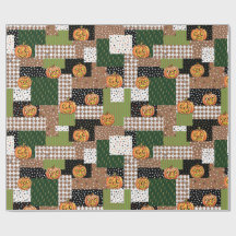 Halloween cadeauverpakking papier patchwork