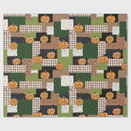 Halloween cadeauverpakking papier patchwork