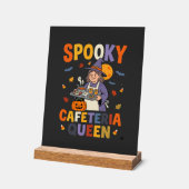 Halloween Cafetaria Koningin Acryl Bord (Hoek)