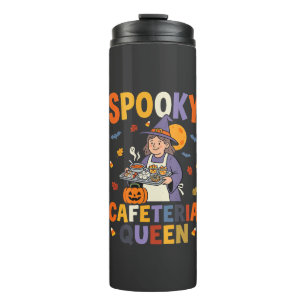 Halloween Cafetaria Koningin Thermosbeker