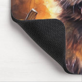 Halloween Cairn Terrier met pompoenen eng Muismat (Hoek)