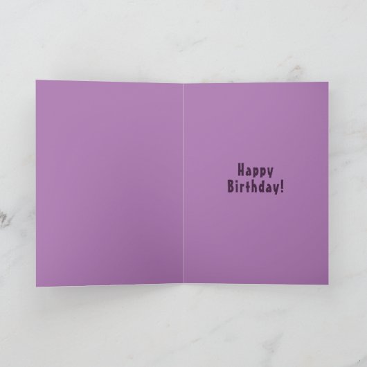 Halloween Cake Birthday Card Kaart (Binnen)