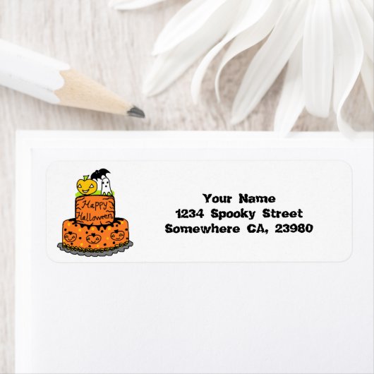 Halloween Cake Etiket (Insitu)