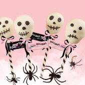 Halloween Cake Pop-labels & Rietjesvlaggen Wrap-la