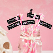 Halloween Cake Pop-labels & Rietjesvlaggen Wrap-la